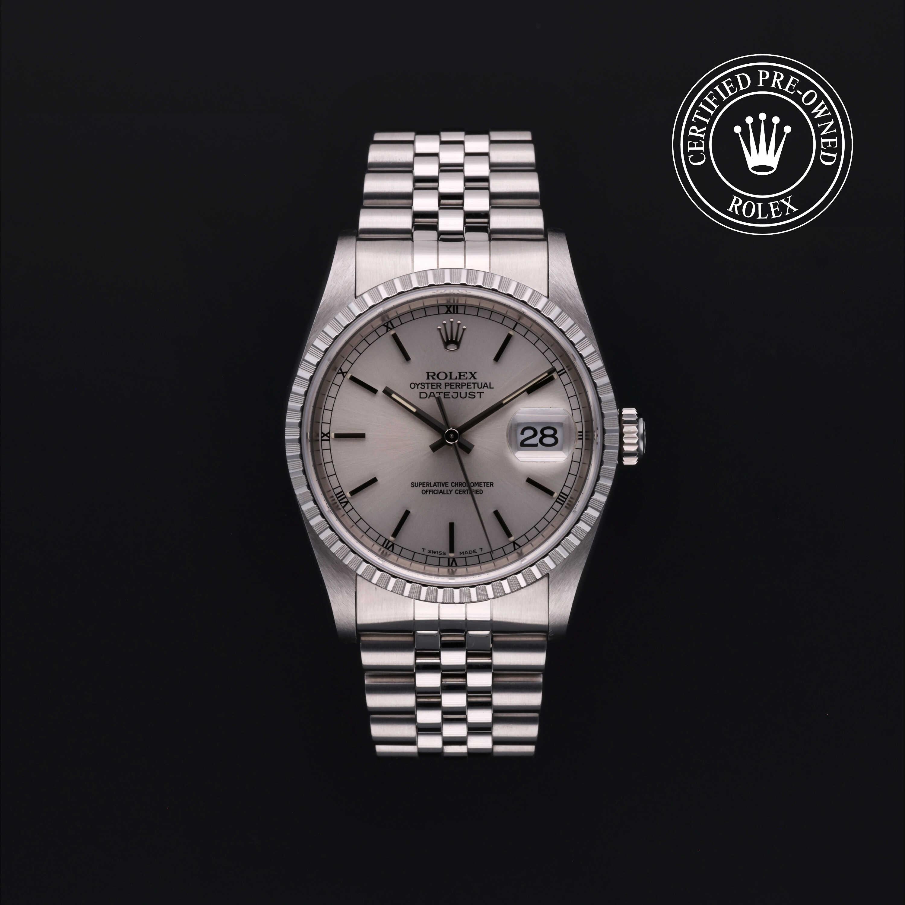 Rolex Certified Pre-Owned Oyster Perpetual Datejust 36 mm Steel 1997 16220