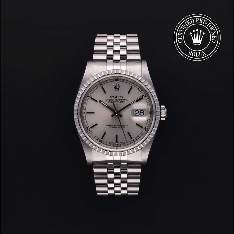 Rolex Certified Pre-Owned Oyster Perpetual Datejust 36 mm Steel 1997 16220