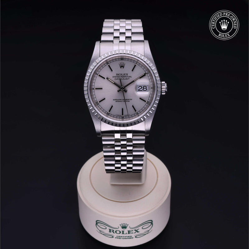 Rolex Certified Pre-Owned Oyster Perpetual Datejust 36 mm Steel 1997 16220