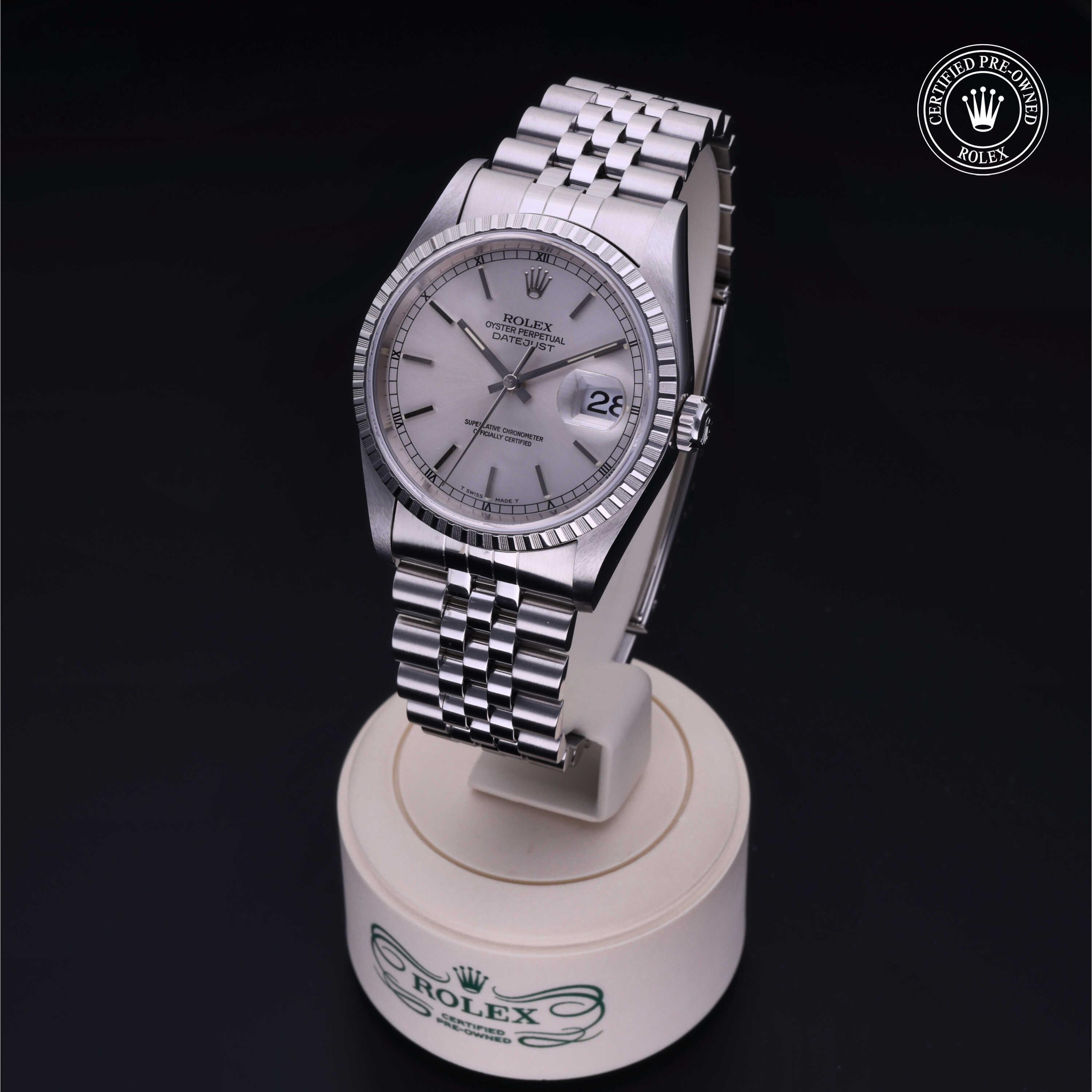 Rolex Certified Pre-Owned Oyster Perpetual Datejust 36 mm Steel 1997 16220