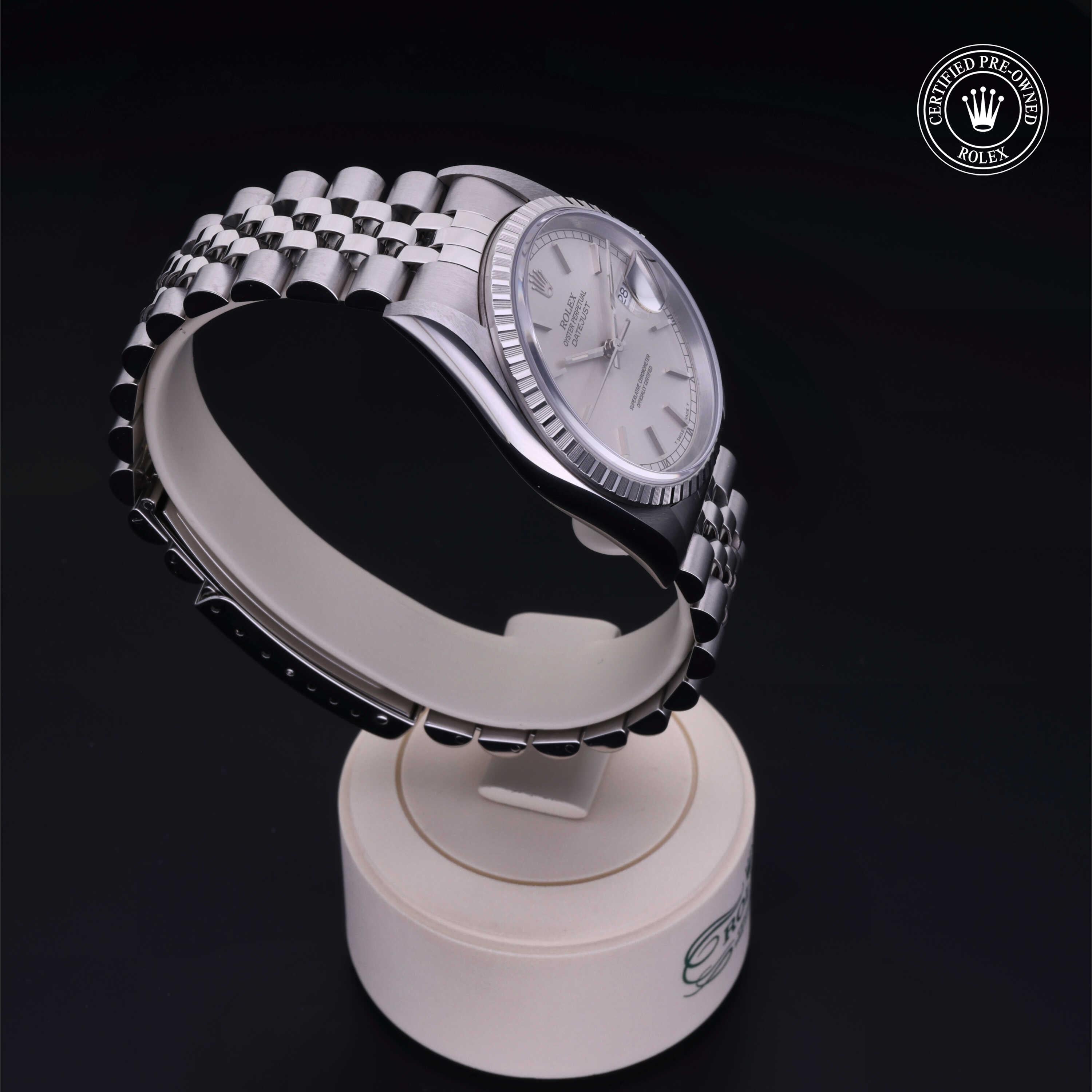 Rolex Certified Pre-Owned Oyster Perpetual Datejust 36 mm Steel 1997 16220