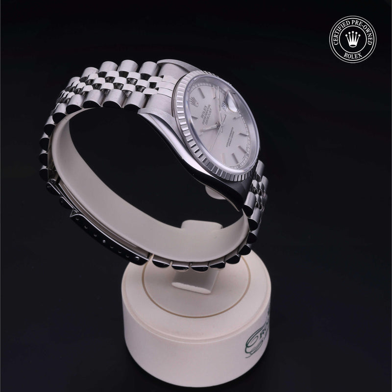 Rolex Certified Pre-Owned Oyster Perpetual Datejust 36 mm Steel 1997 16220