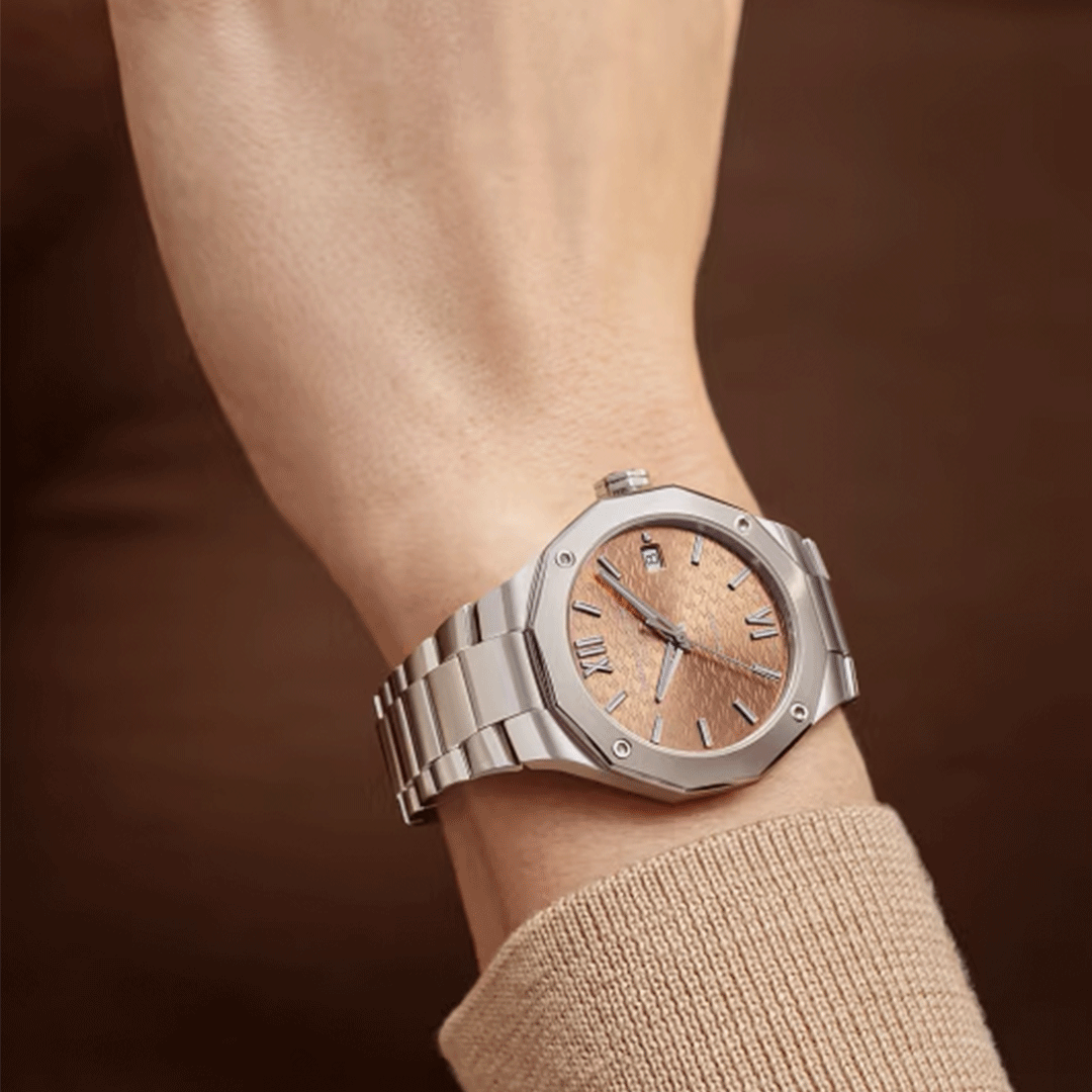 Watch in steel Riviera Baume et mercier