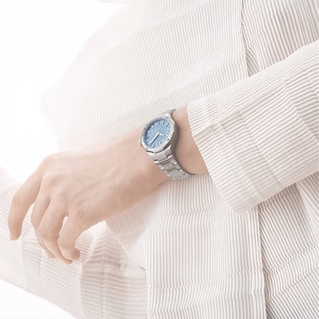 Watch in steel Riviera Baume et mercier