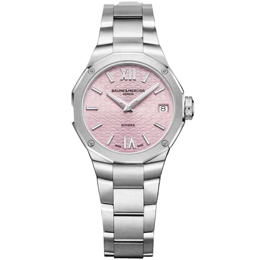 Watch in steel Riviera Baume et mercier