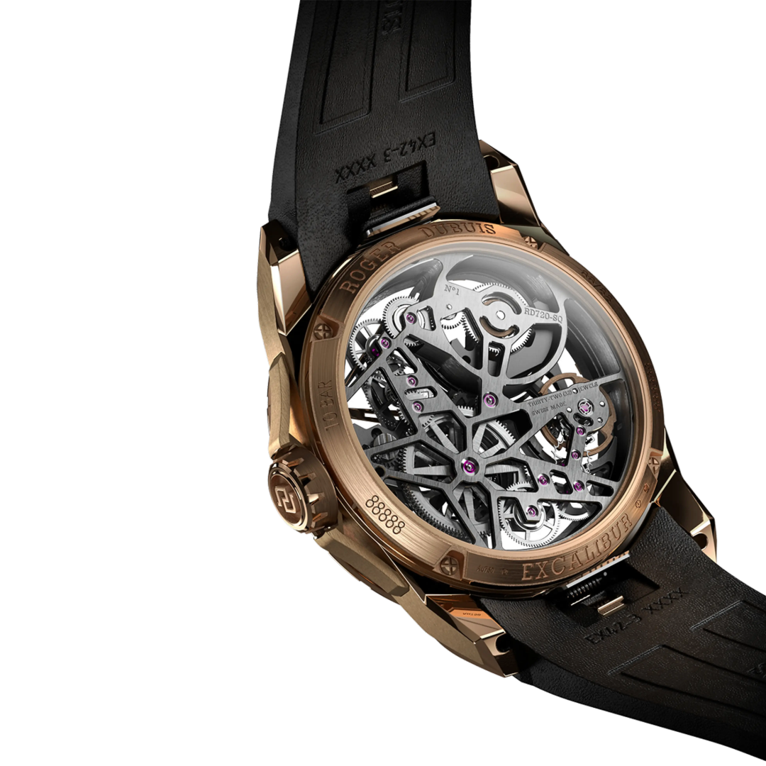 Orologio in oro rosa Excalibur Monobalancier Roger dubuis