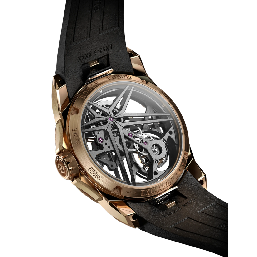Orologio in oro rosa Excalibur Monotourbillon Roger dubuis