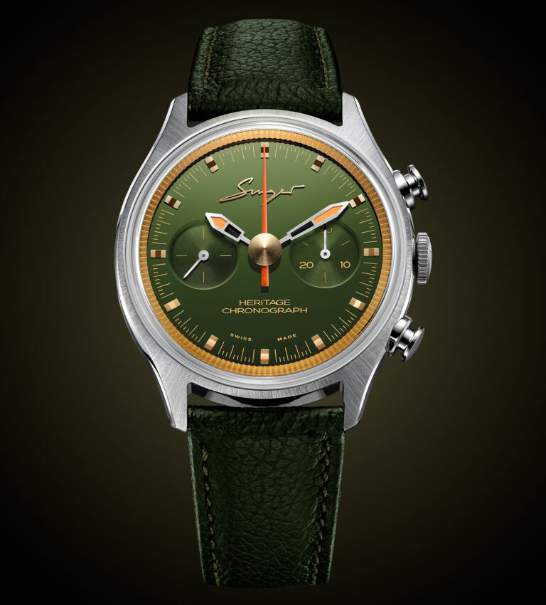 Watch in steel Heritage Singer