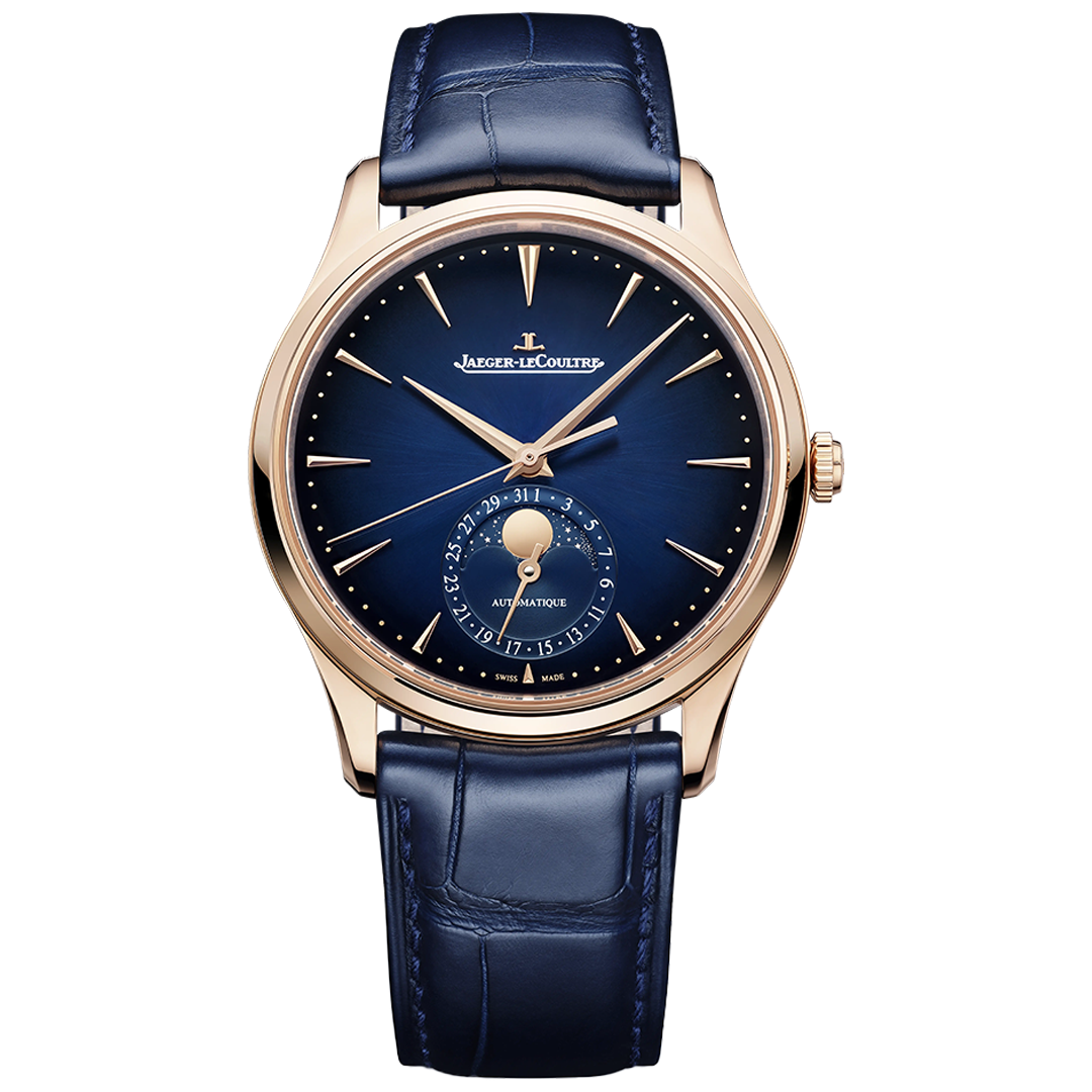Orologio in oro rosa Master Ultra Thin Moon Jaeger-lecoultre