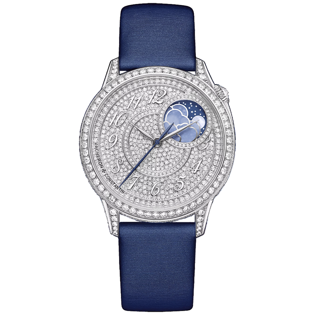 Orologio in oro bianco Égérie Fasi Lunari Vacheron constantin