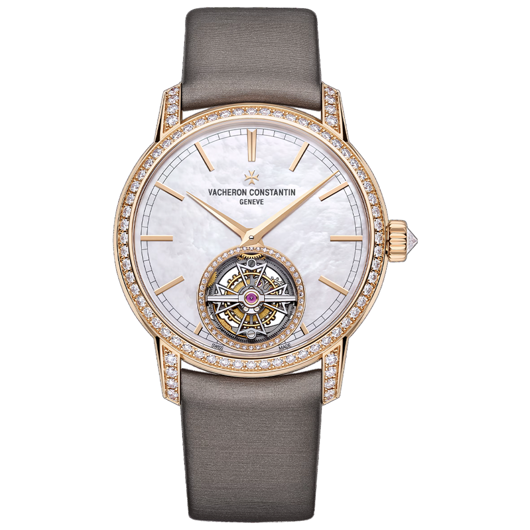 Orologio in oro rosa Traditionnelle Tourbillon Vacheron constantin