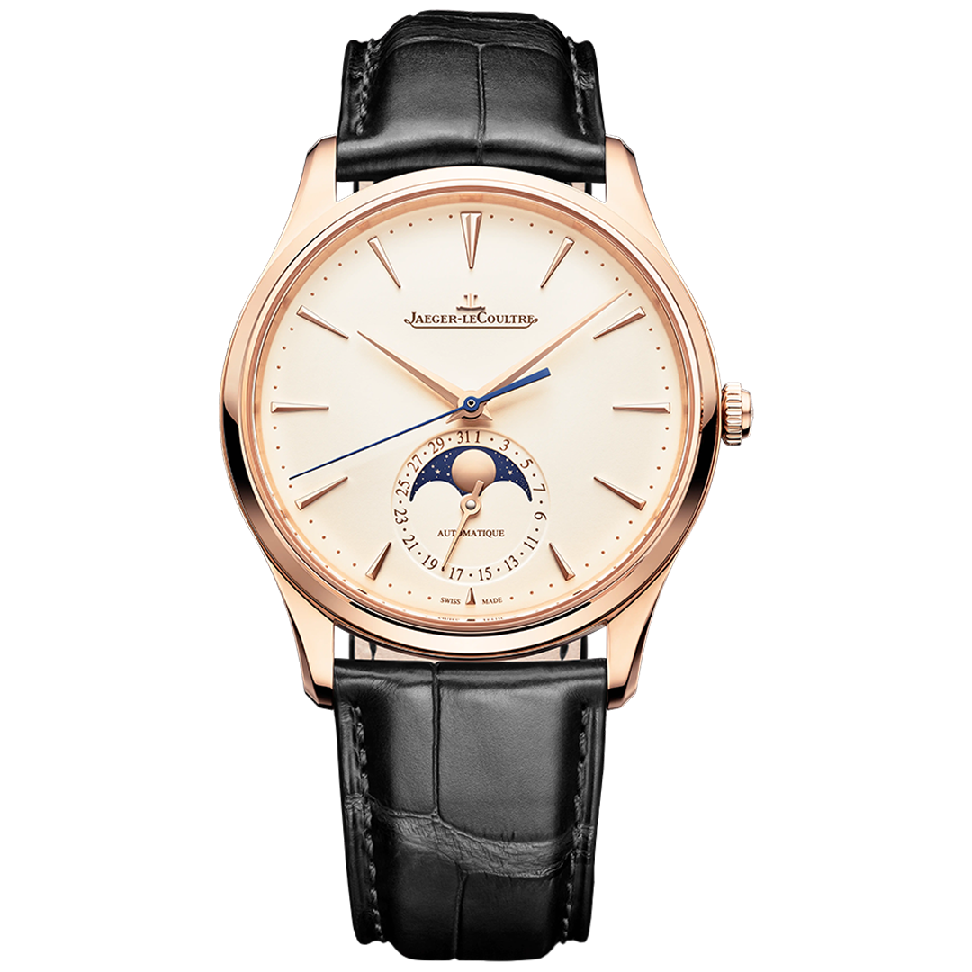 Orologio in oro rosa Master Ultra Thin Moon Jaeger-lecoultre