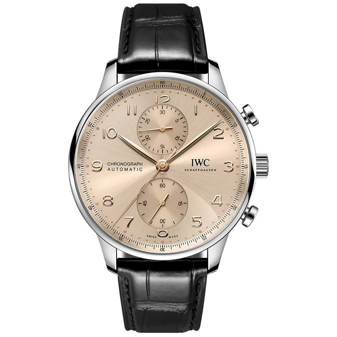 Orologio in acciaio Portugieser Chronograph Iwc