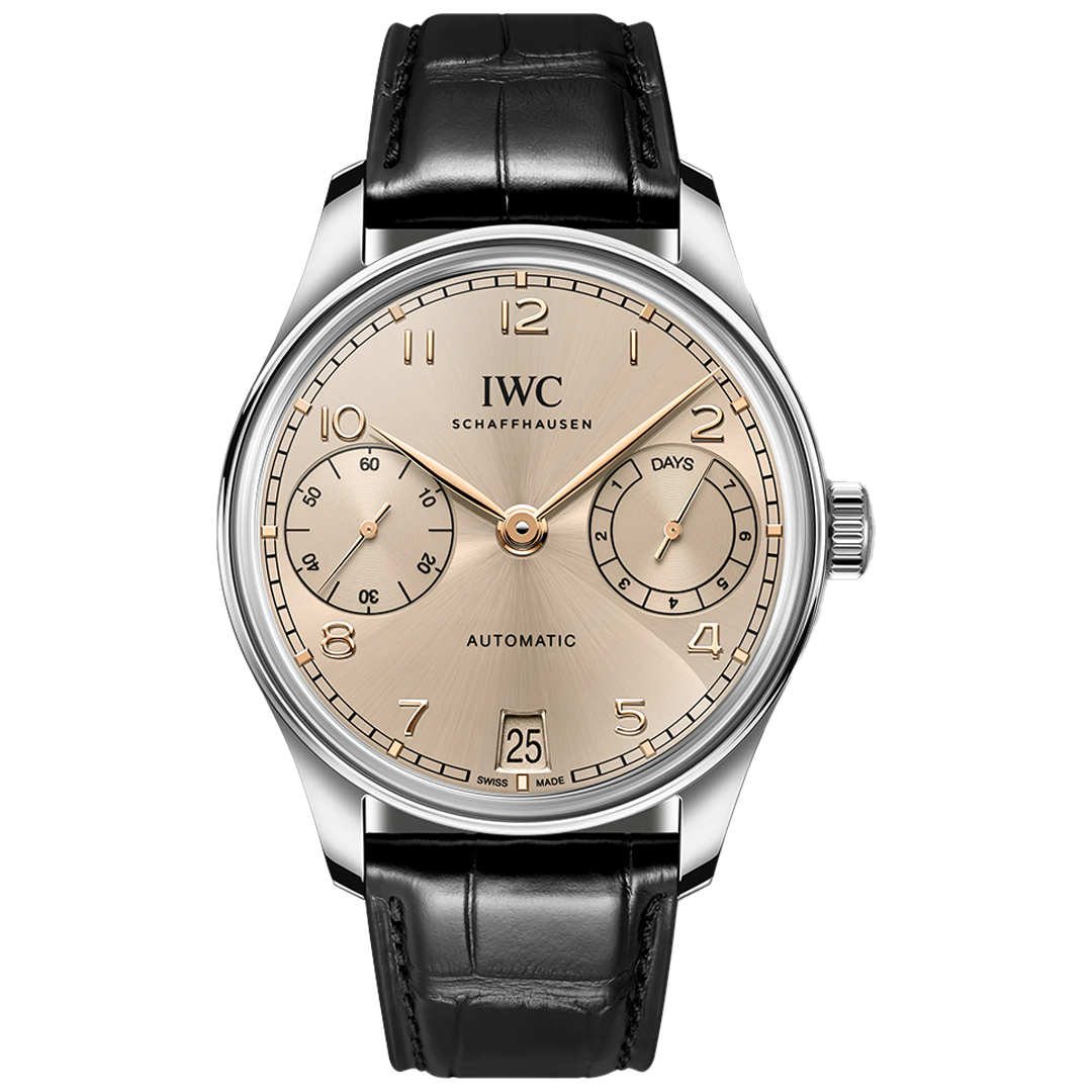 Watch in steel Portugieser Automatic 42 Iwc
