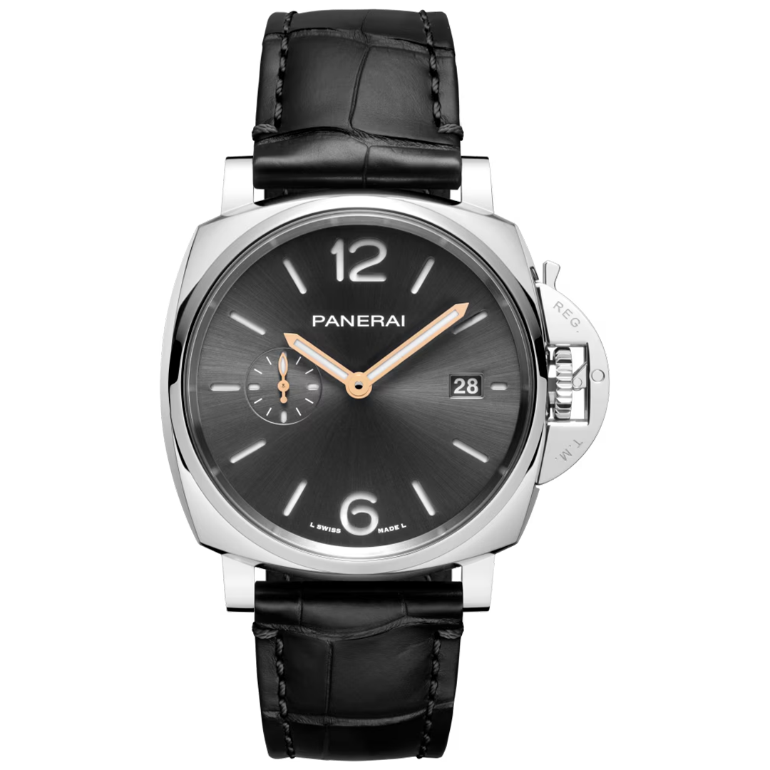 Watch in steel Luminor Due Panerai