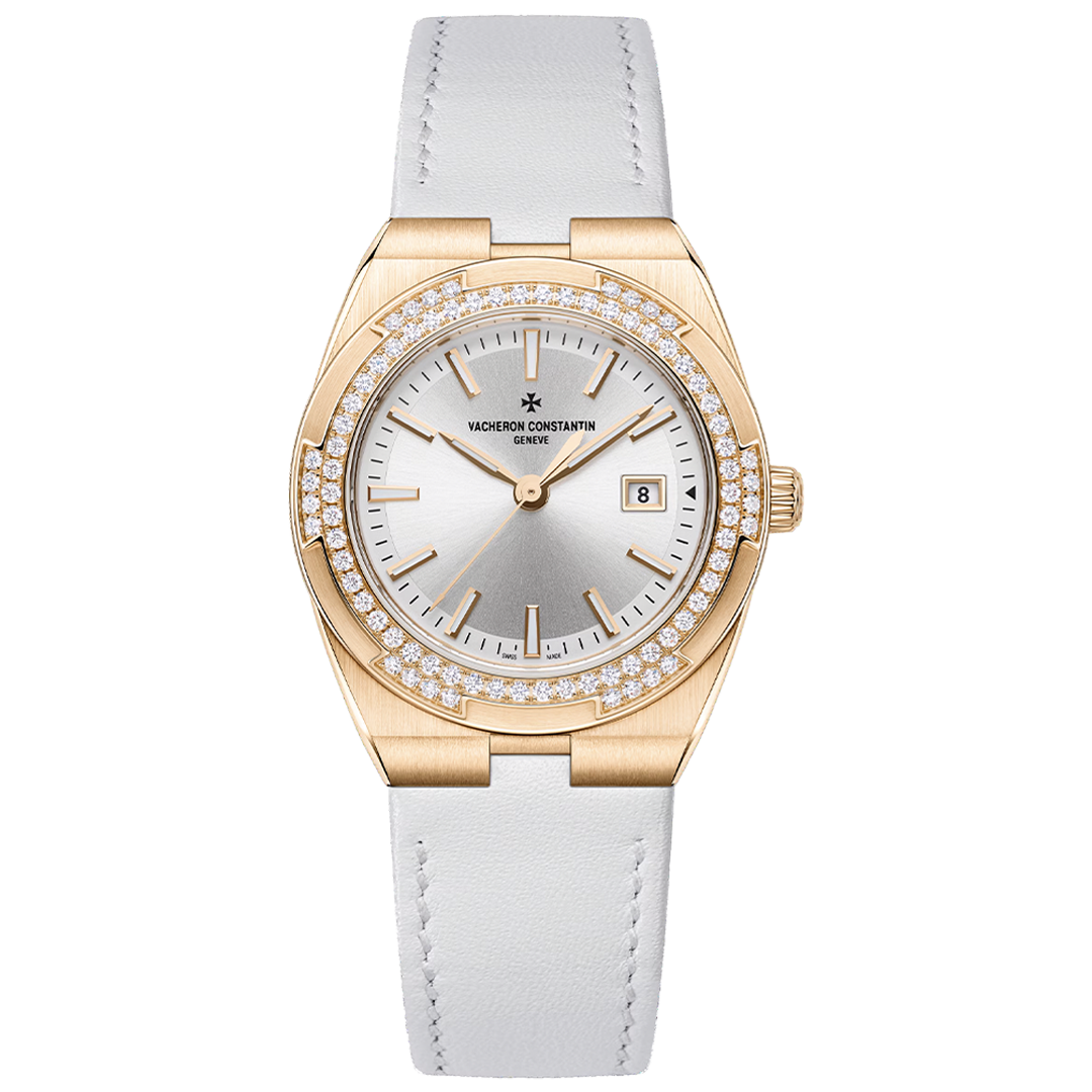 Orologio in oro rosa Overseas Quarzo Vacheron constantin