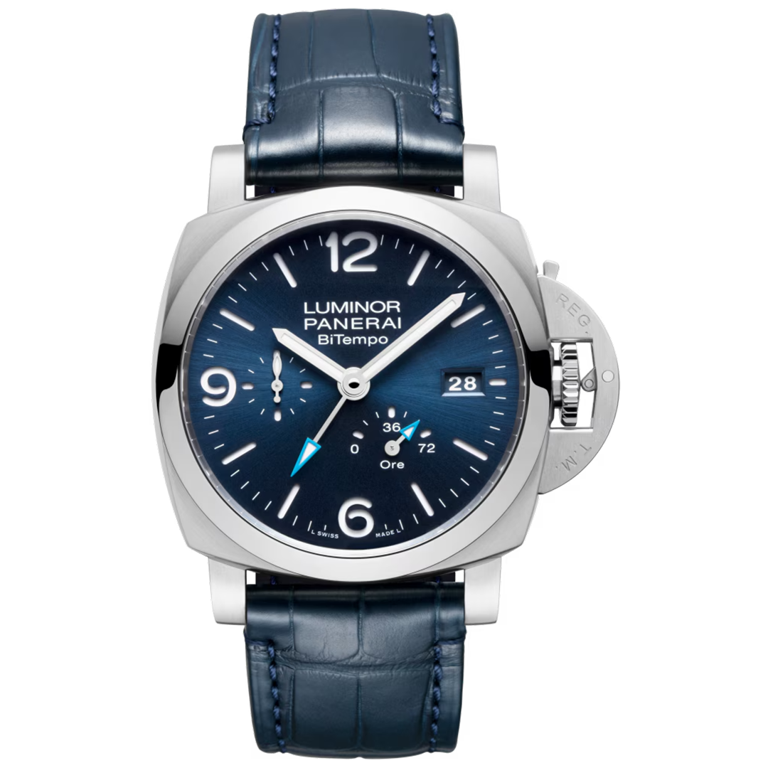 Watch in steel Luminor BiTempo Power Reserve Panerai