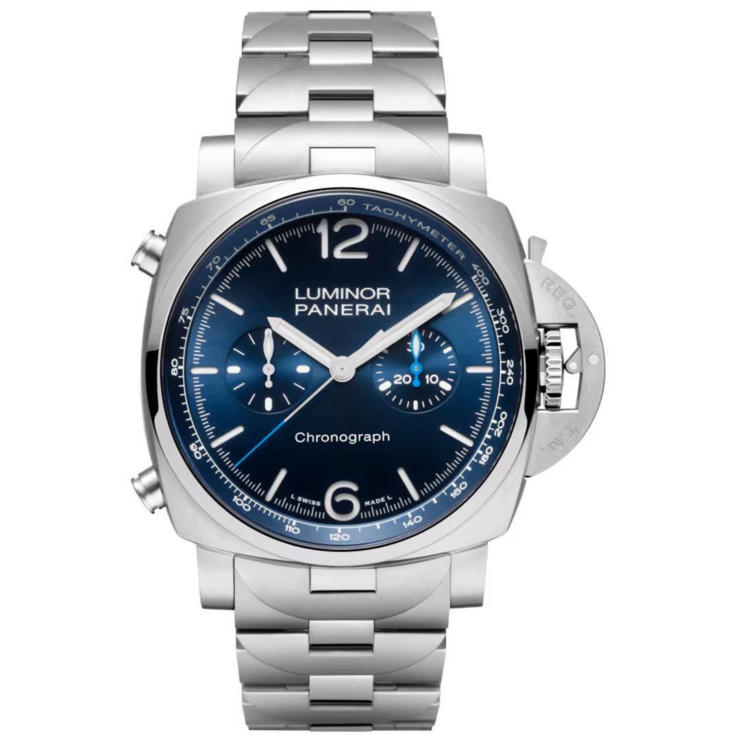 Watch in steel Luminor Chrono Panerai