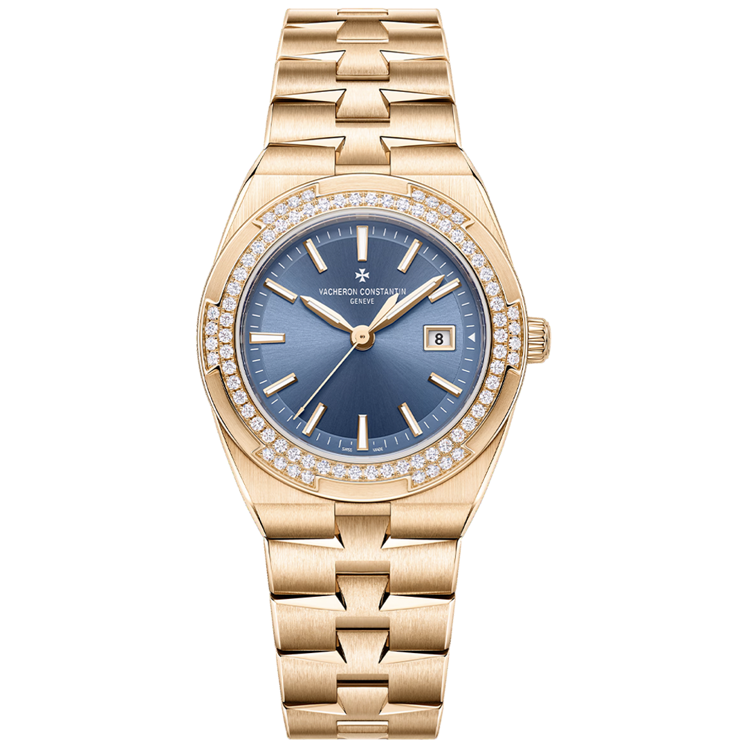 Orologio in oro rosa Overseas Quarzo Vacheron constantin