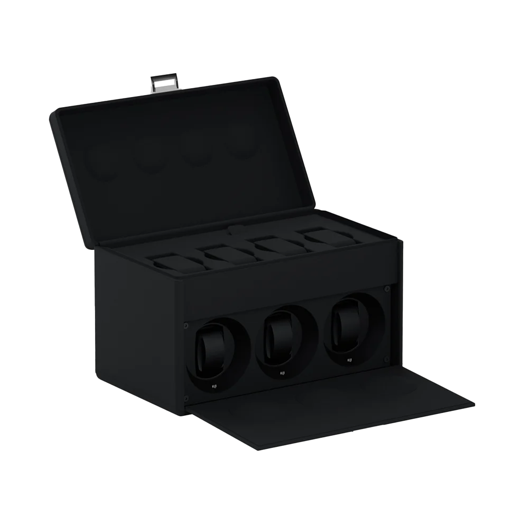 Accessorio in toledo leather 7RT Black Leather Scatola del tempo