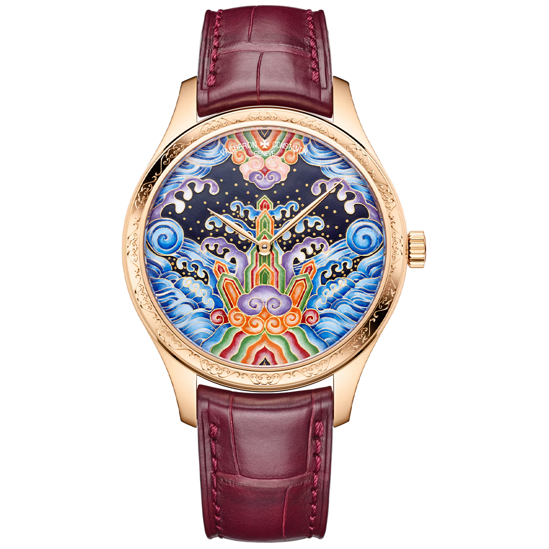 Orologio in oro rosa Métiers d'Art Omaggio ai simboli tradizionali - Eterno fluire Vacheron constantin