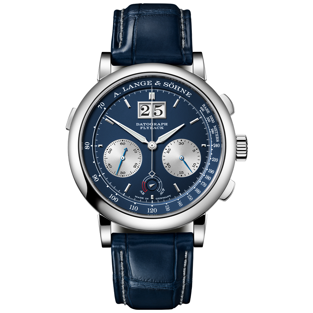 Orologio in oro bianco Saxonia Datograph Up/Down A lange sohne