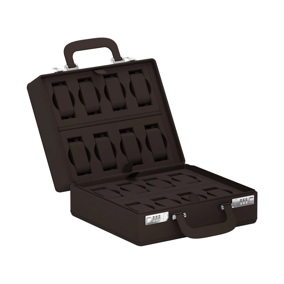 Valigetta 16 Chocolate Brown Leather