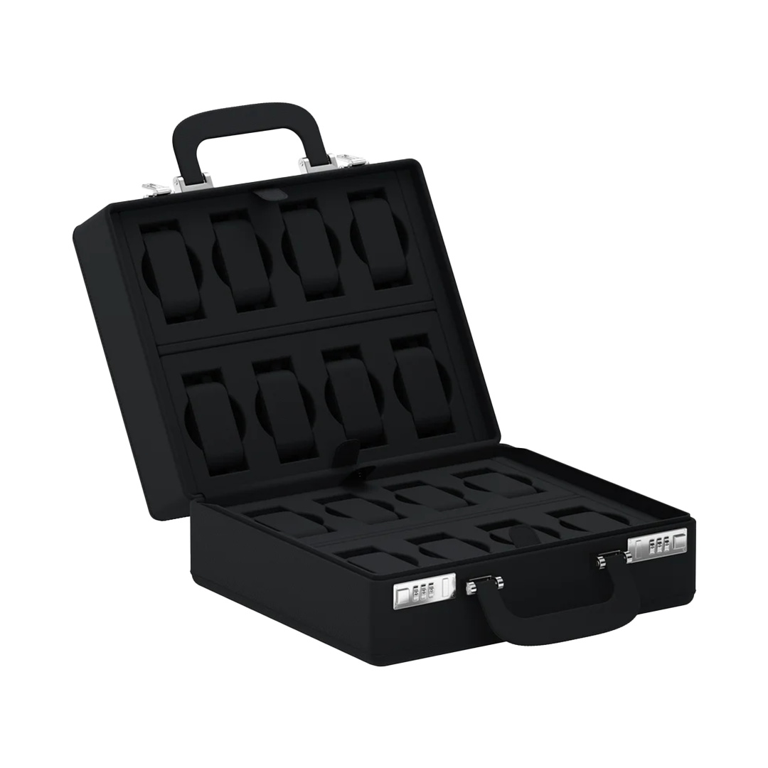 Valigetta 16 Intense Black Leather