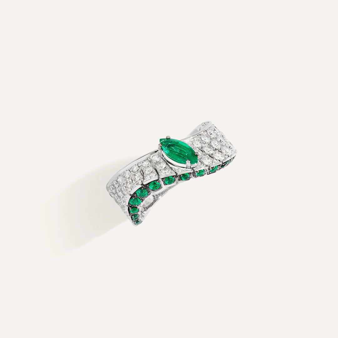 Ring in white gold Abissi Ring Palmiero