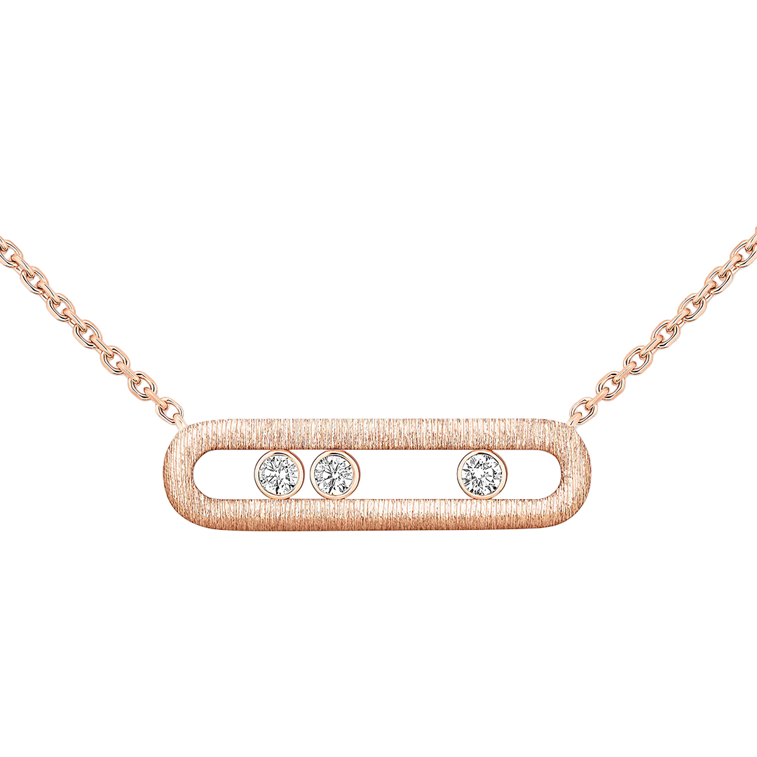 Gioiello in oro rosa Collana Move Classique Ciselé Messika