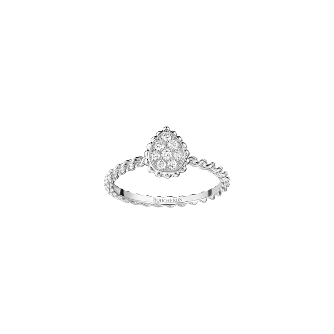 Ring in white gold Serpent Bohème Ring XS Motif Boucheron
