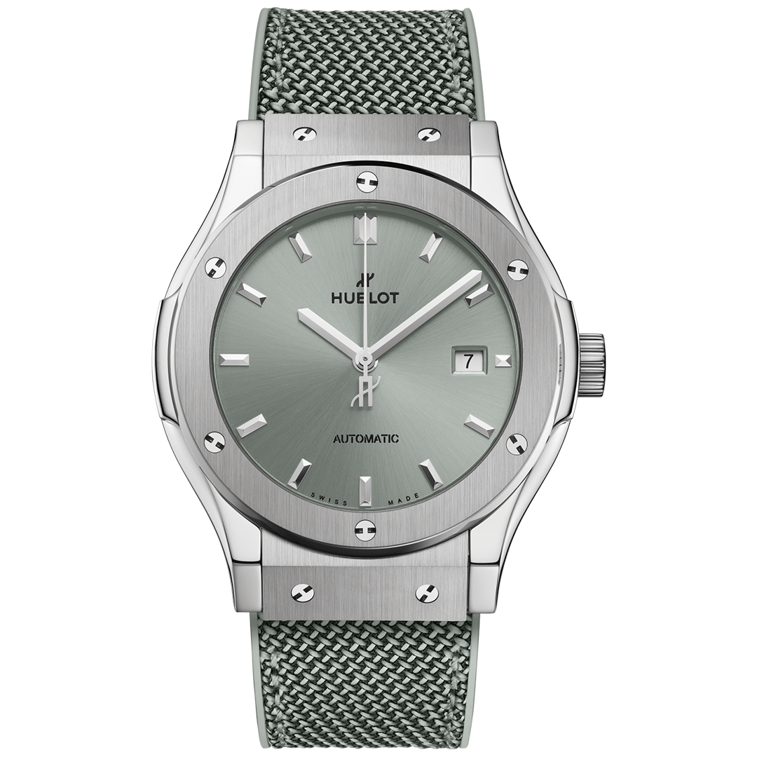 Watch in titanio Classic Fusion Titanium Sage Green Hublot