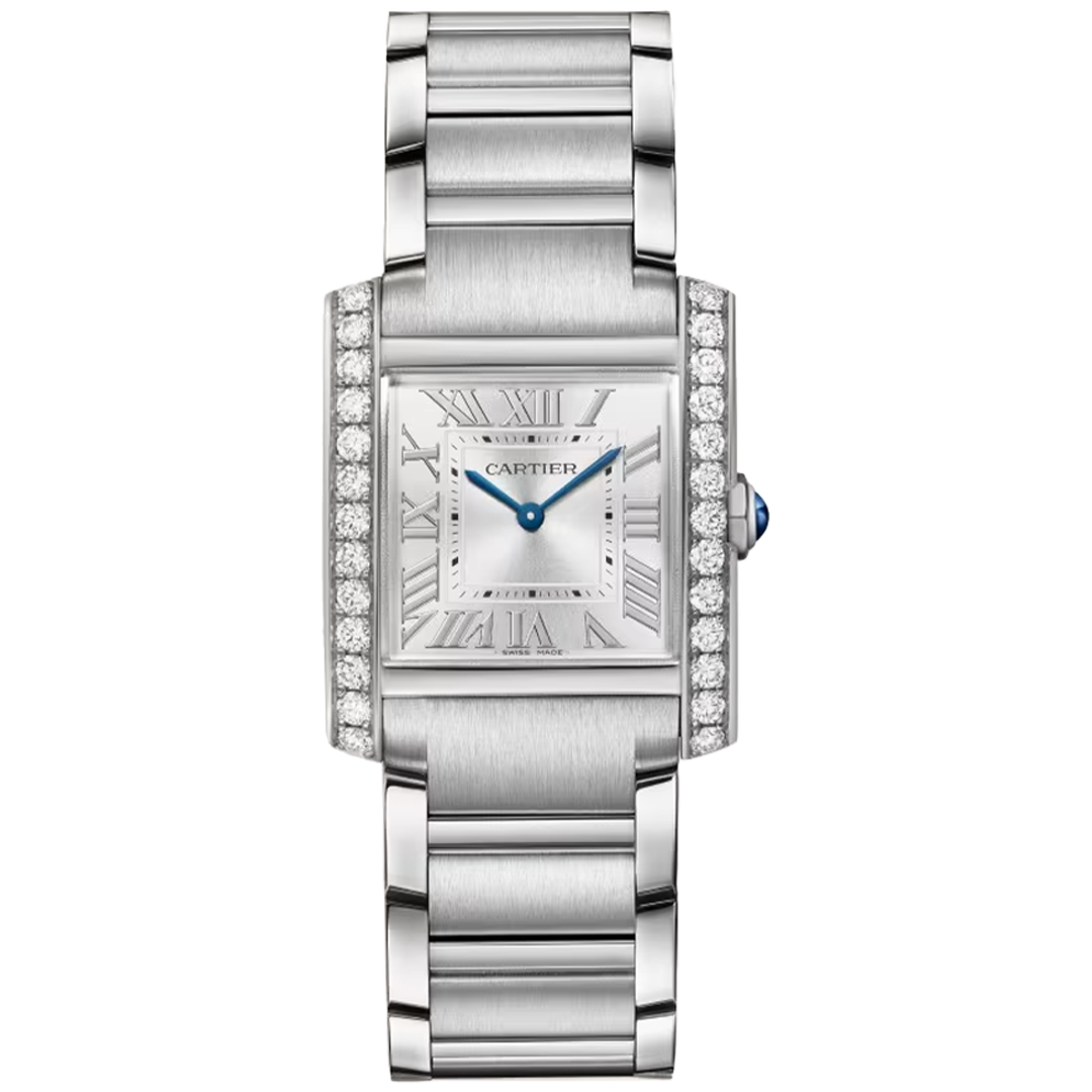 Orologio in acciaio Tank Française Cartier