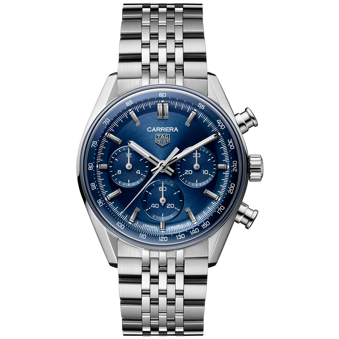 Orologio in acciaio Carrera Chronograph Tag heuer