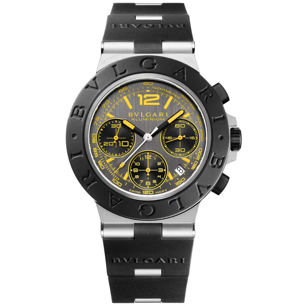 Watch in aluminum and titanium Bvlgari Aluminium Bulgari