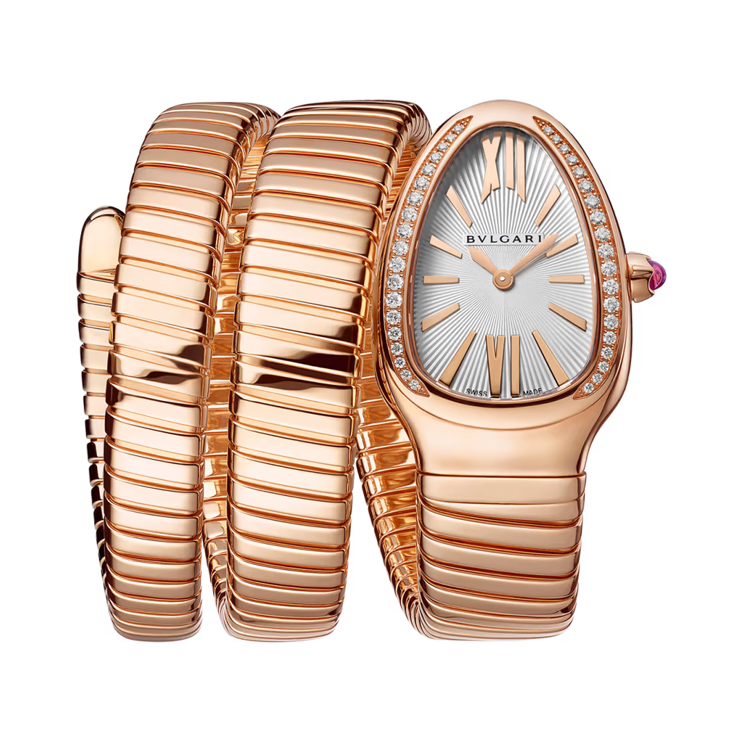 Watch in rose gold Serpenti Tubogas Bulgari