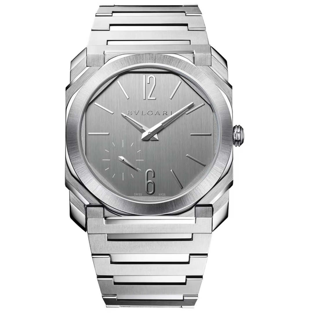 Watch in steel Octo Finissimo S Bulgari