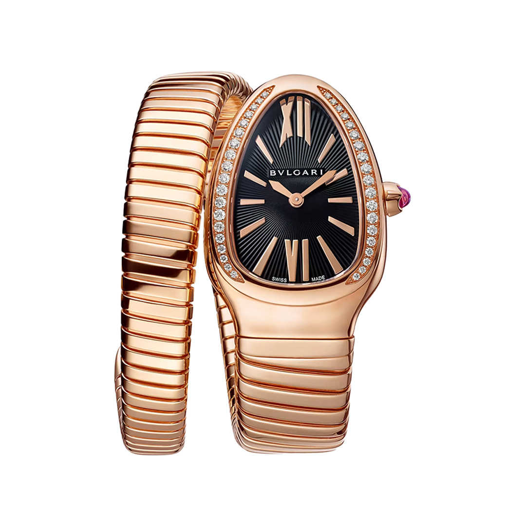 Orologio in oro rosa Serpenti Tubogas Bulgari