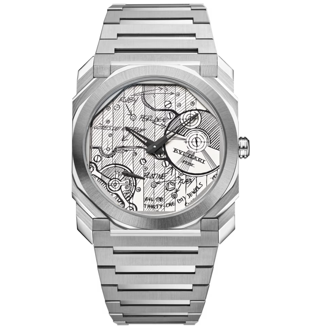 Orologio in acciaio Octo Finissimo Bulgari