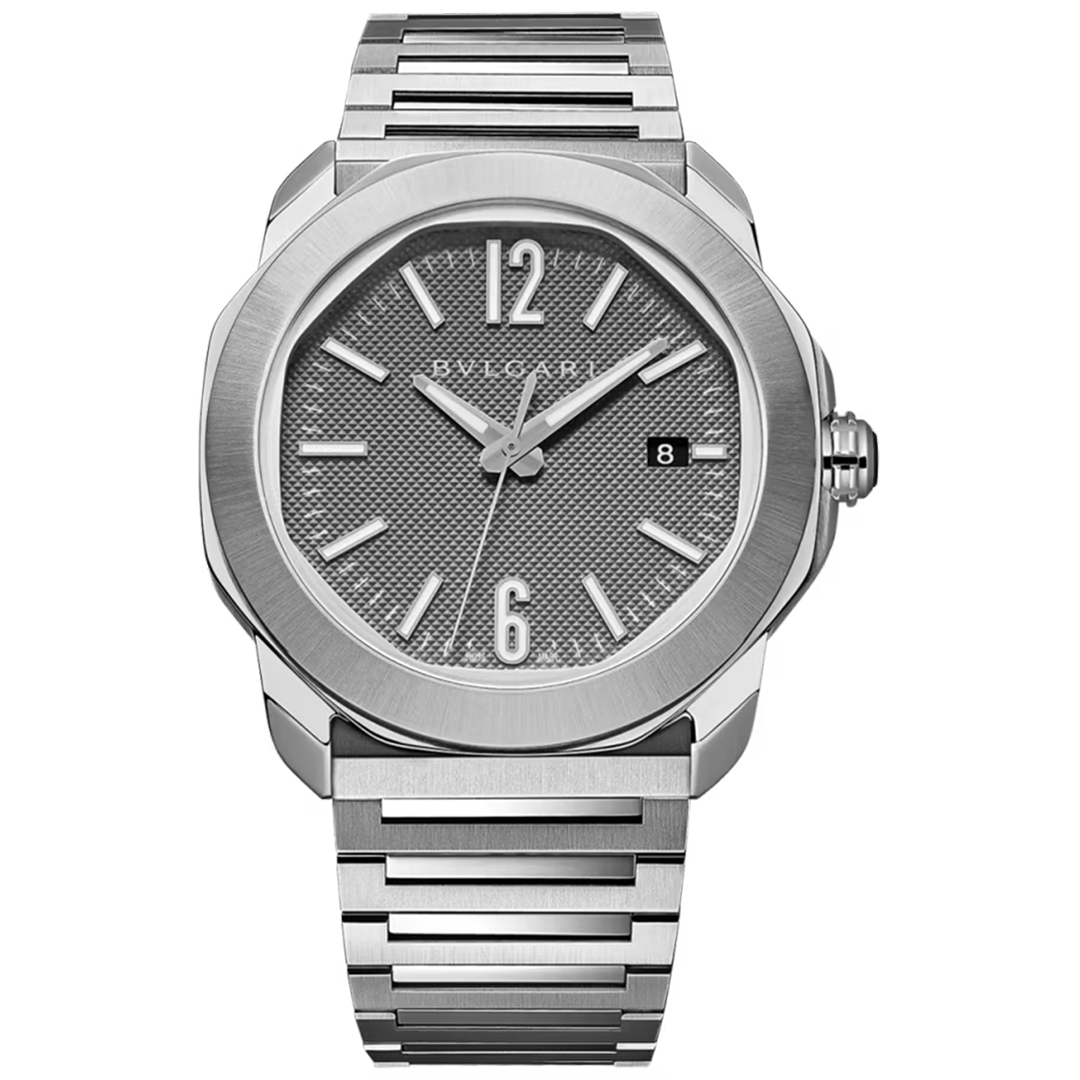 Watch in steel Octo Roma Bulgari