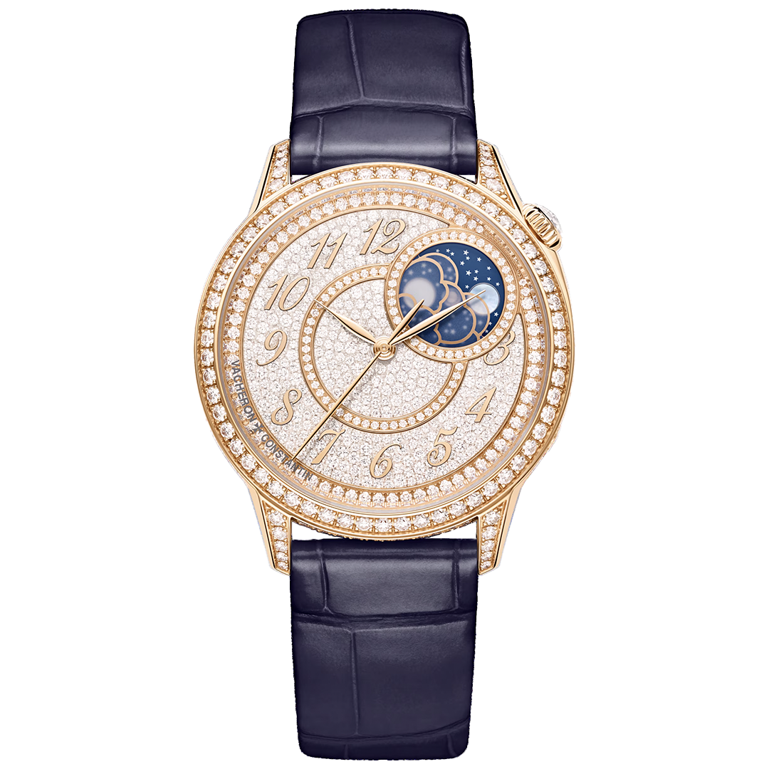 Orologio in oro rosa Égérie Fasi Lunari Vacheron constantin