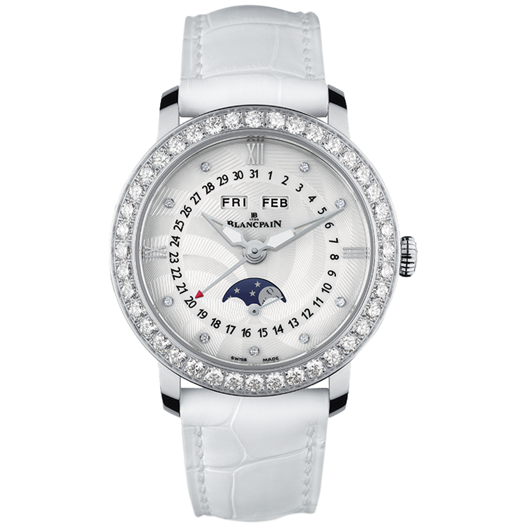 Orologio in acciaio Ladybird Quantième Complet Blancpain