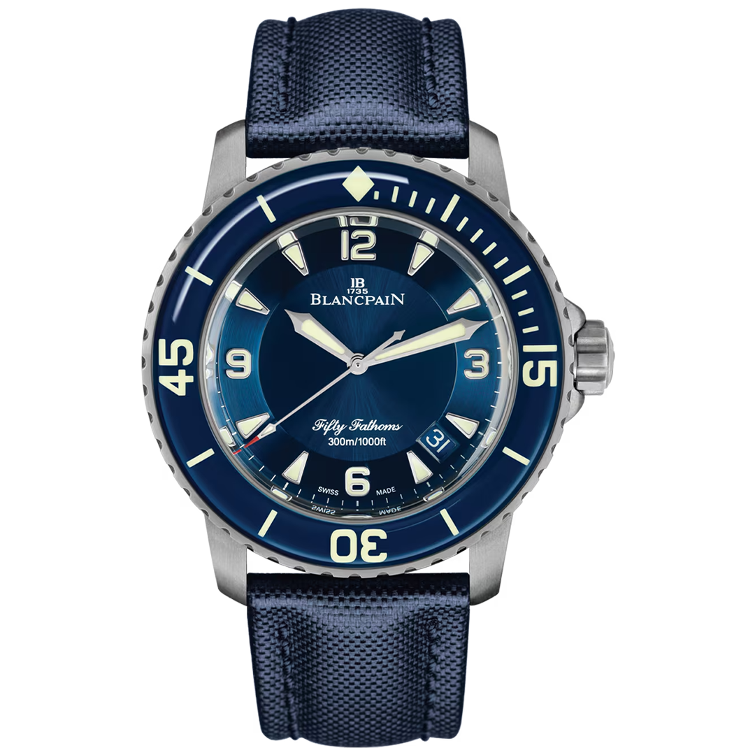 Watch in steel Fifty Fathoms Automatique Blancpain