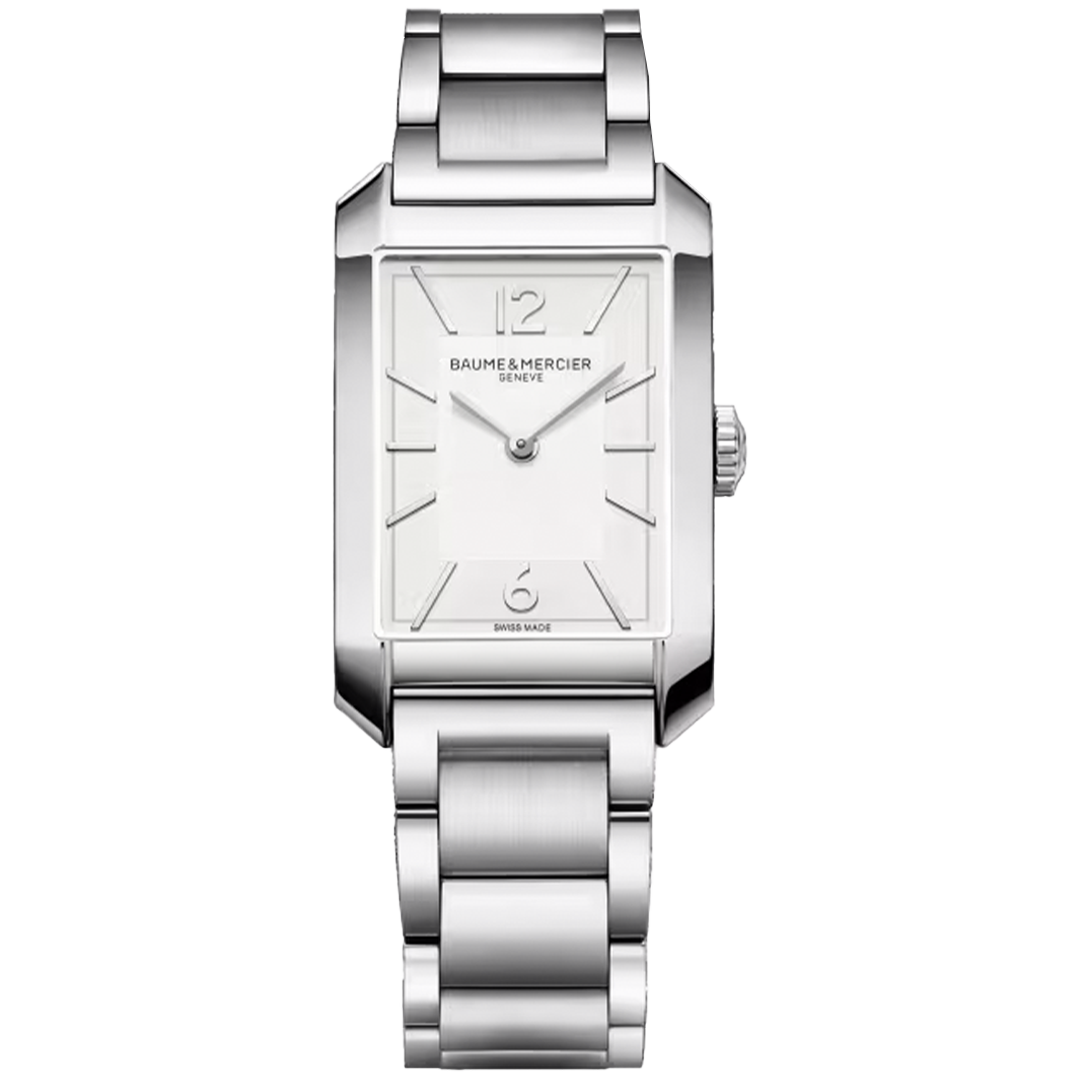 Watch in steel Hampton Baume et mercier