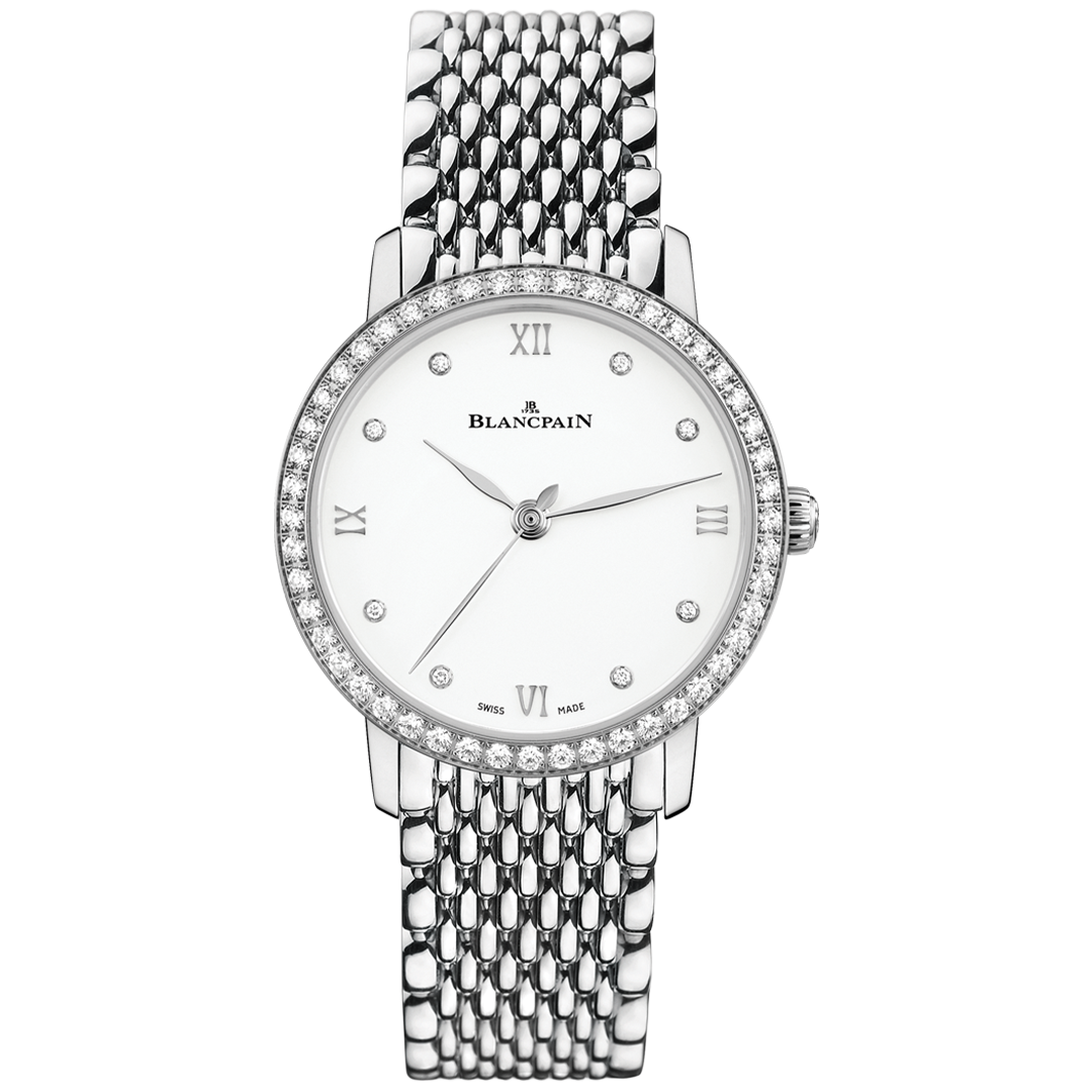 Watch in steel Villeret Ultraplate Blancpain