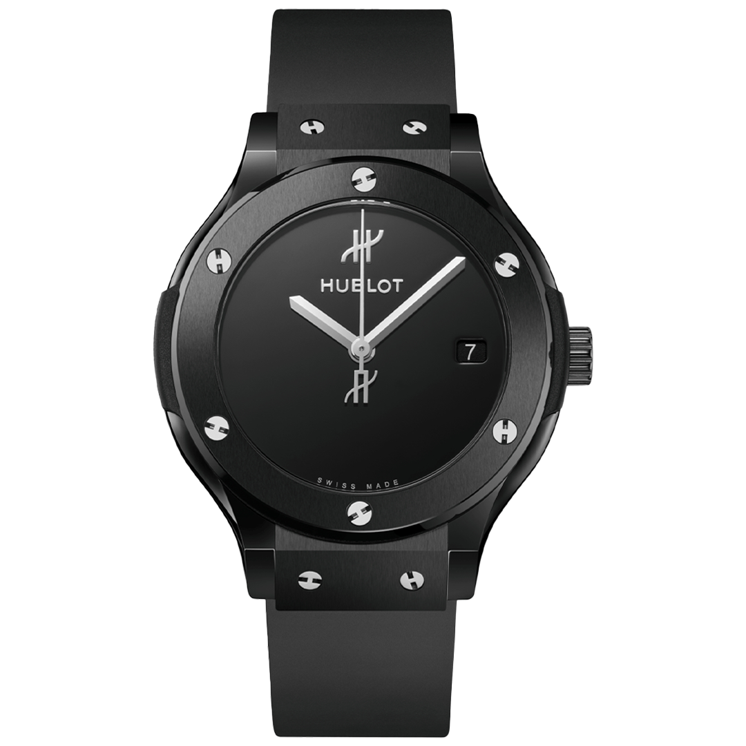 Watch in steel Classic Fusion Original Black Magic Hublot