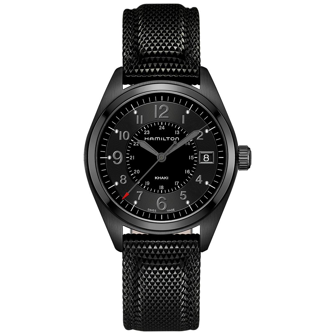 Orologio in pvd Khaki Field Quartz Hamilton