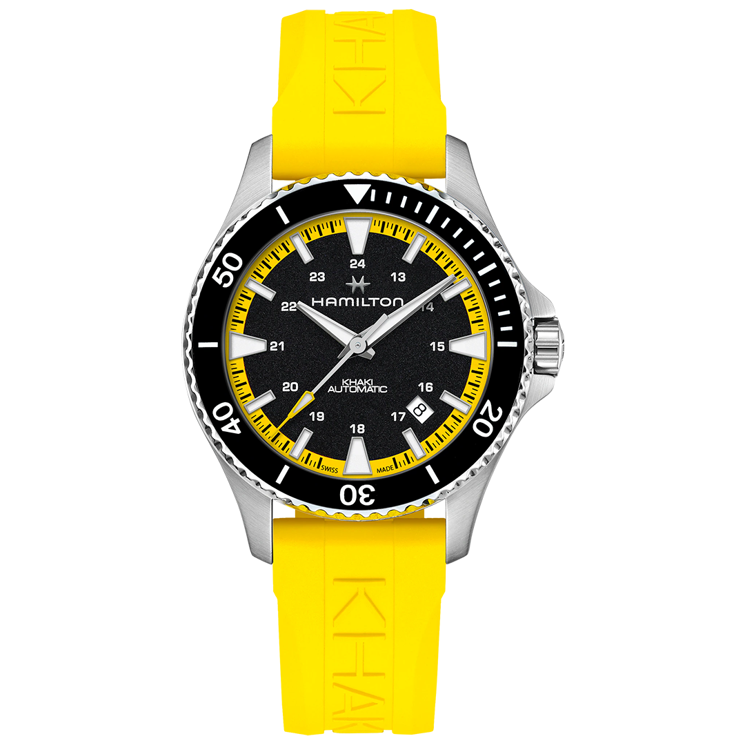 Orologio in acciaio Khaki Navy Scuba Auto Hamilton