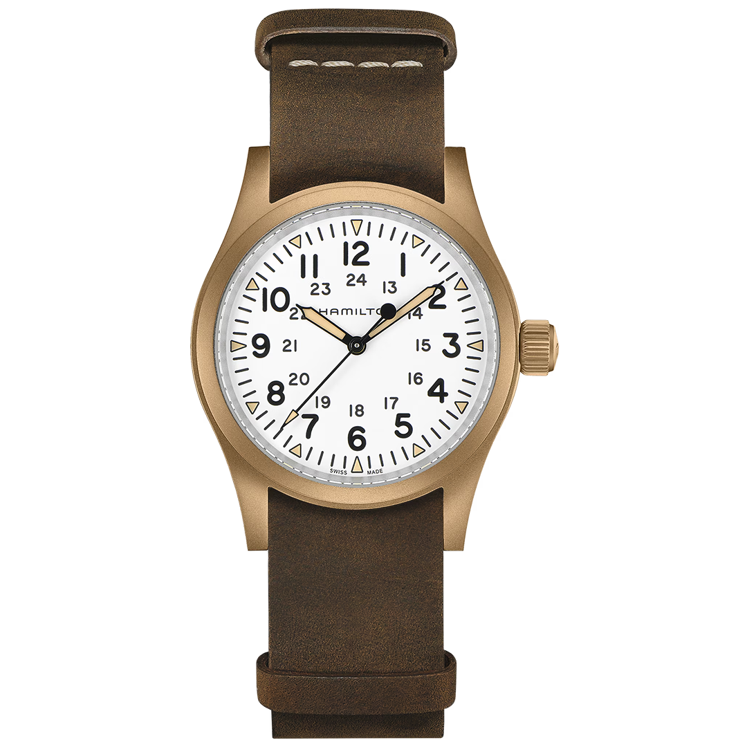 Watch in bronze Khaki Field Mechanical Bronze Hamilton