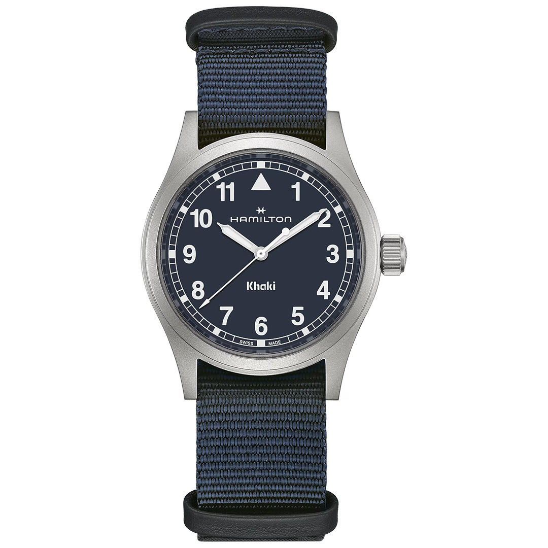 Watch in steel Khaki Field Quartz Hamilton